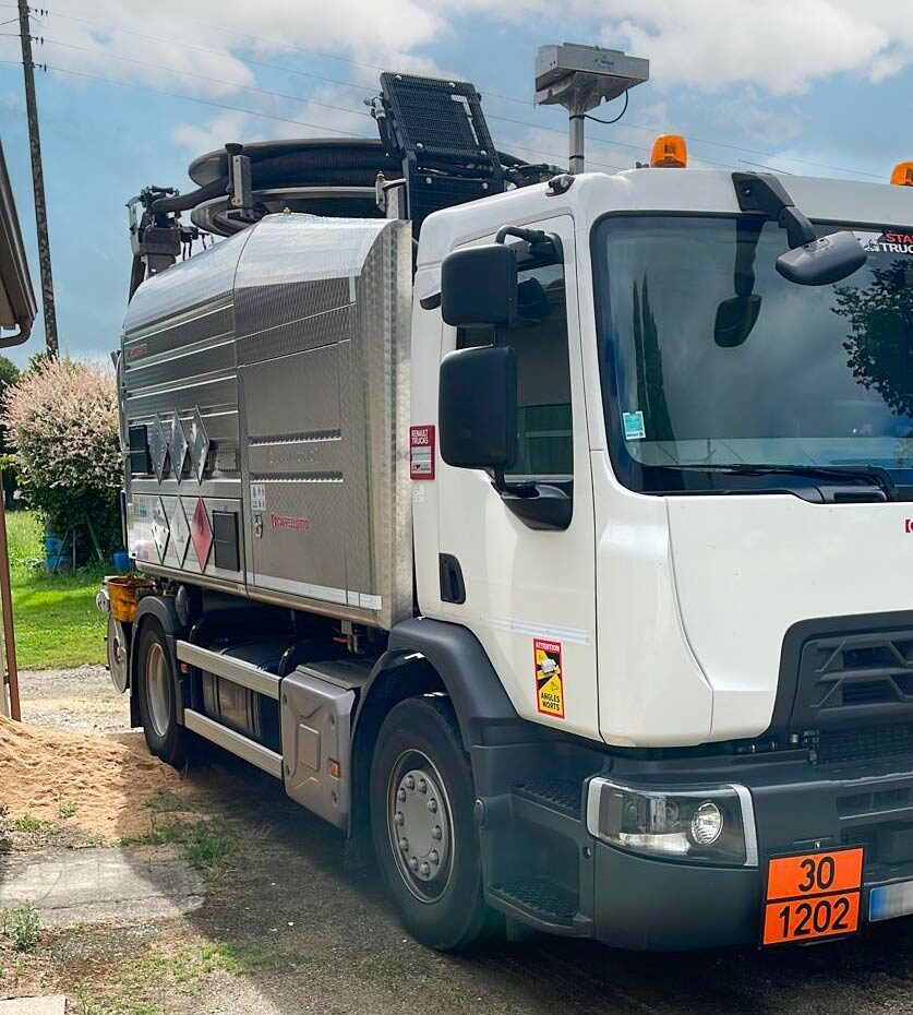 Camion transfert de fioul cuve domestique